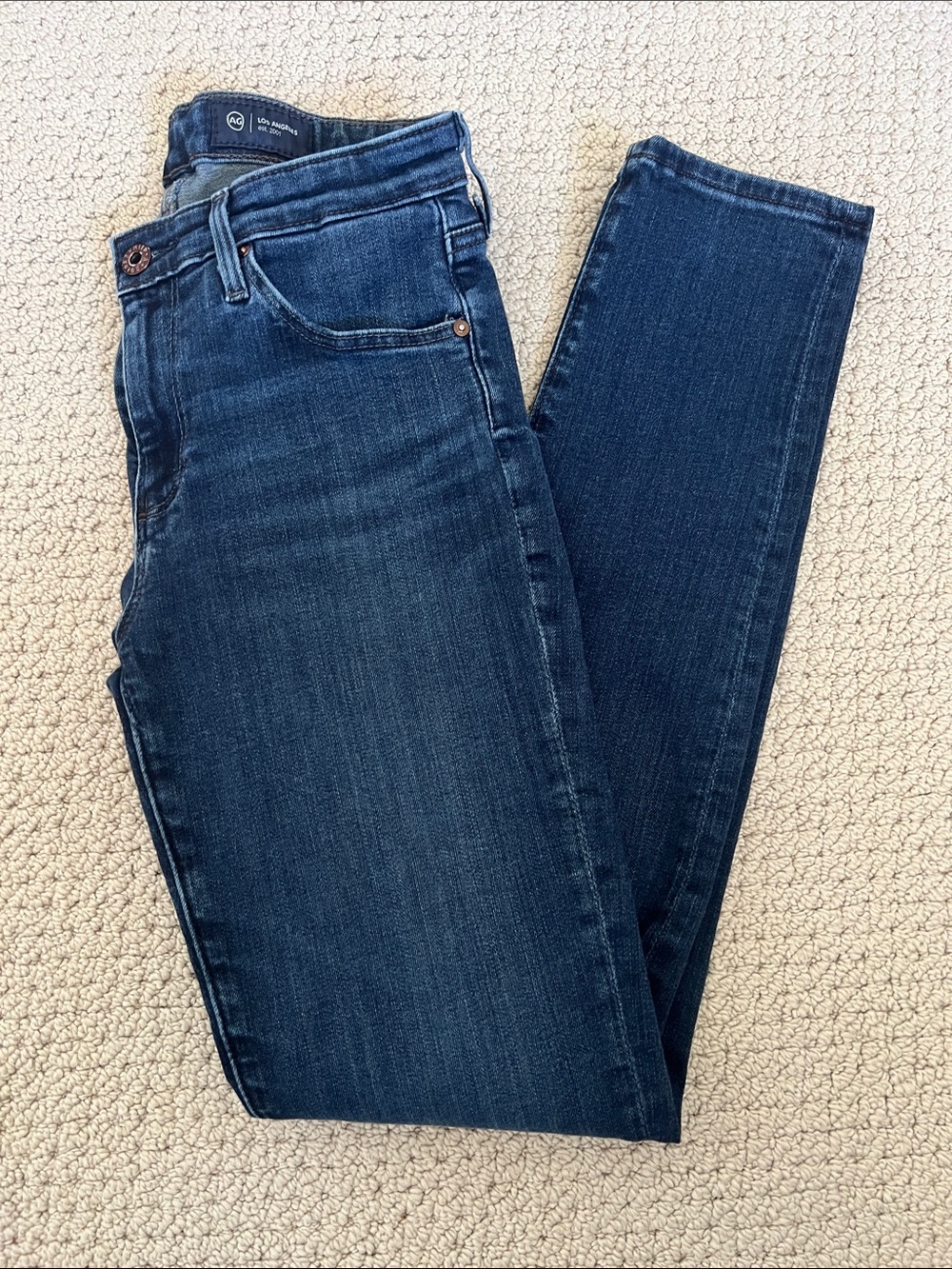 Ag Adriano Goldschmied Indigo PRIMA Cigarette Leg Jeans